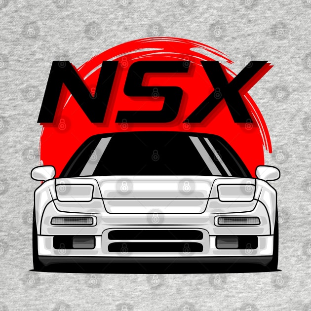 White NSX MK1 Front JDM by GoldenTuners